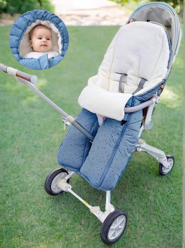 Spavaća vreća za bebe i malu djecu s zaštitnim pokrovima za stopala, debela izolacija, podstava od koralnog fleecea, punjenje šupljom pamukom, za jesen-zimu