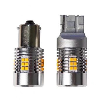 Automobilska LED signalizacija 1156/T20 s ventilatorom za hlađenje, 24W, 12-24V, 24SMD