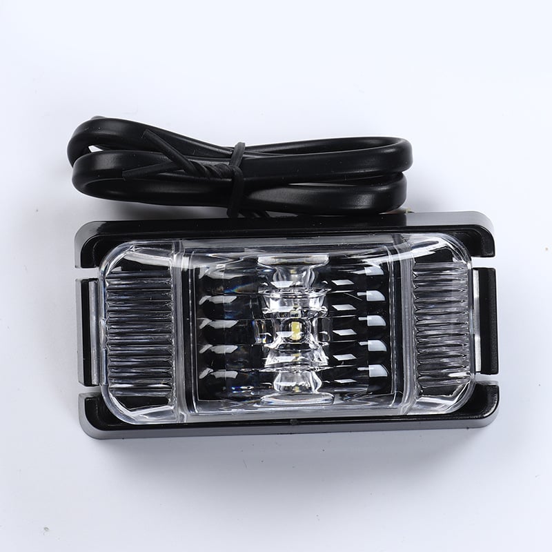LED bočna signalna svjetiljka za kamione, model LTL16-2A; napajanje 12/24V; LED izvor; kućište PC/ABS; montaža s 2-M4 vijcima