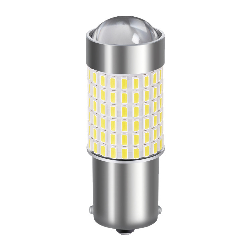 1156-3014-144 LED automobilska žarulja za skretanje, stražnje svjetlo i dnevno svjetlo – 8.1W, 12–24V DC, 3014 SMD, 6000–7000K