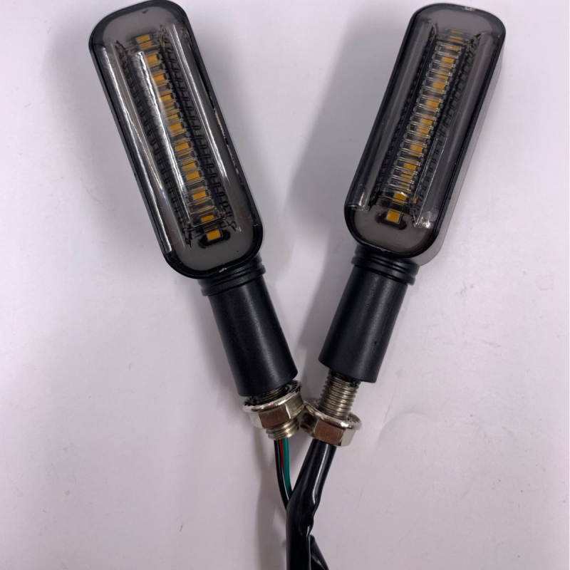 Indikator smjera za motocikl, 24 LED, sekvencijski prikaz, 12V DC, 2835SMD, ABS+PC, Model A-035