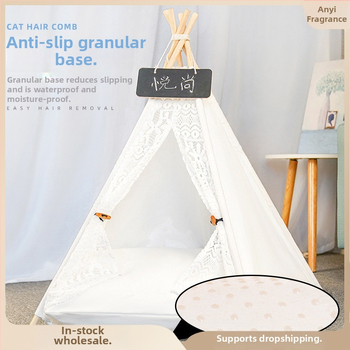 Φωλιά κατοικίδιων για γάτες από λινό — κατάλληλο για γάτες; κατηγορία: φωλιές/κλωβοί; δυνατότητα ιδιωτικής ετικέτας