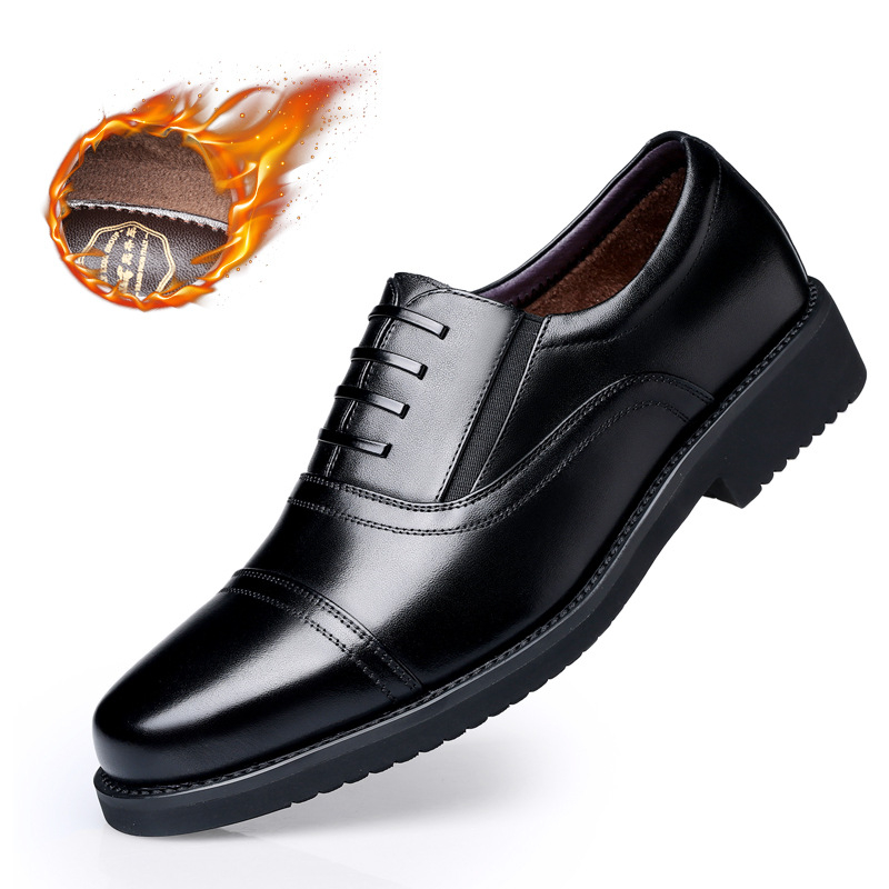 Pantofi din piele pentru bărbați – piele naturală de primă clasă, talpă din cauciuc, pantofi cu creștere a înălțimii, stil business