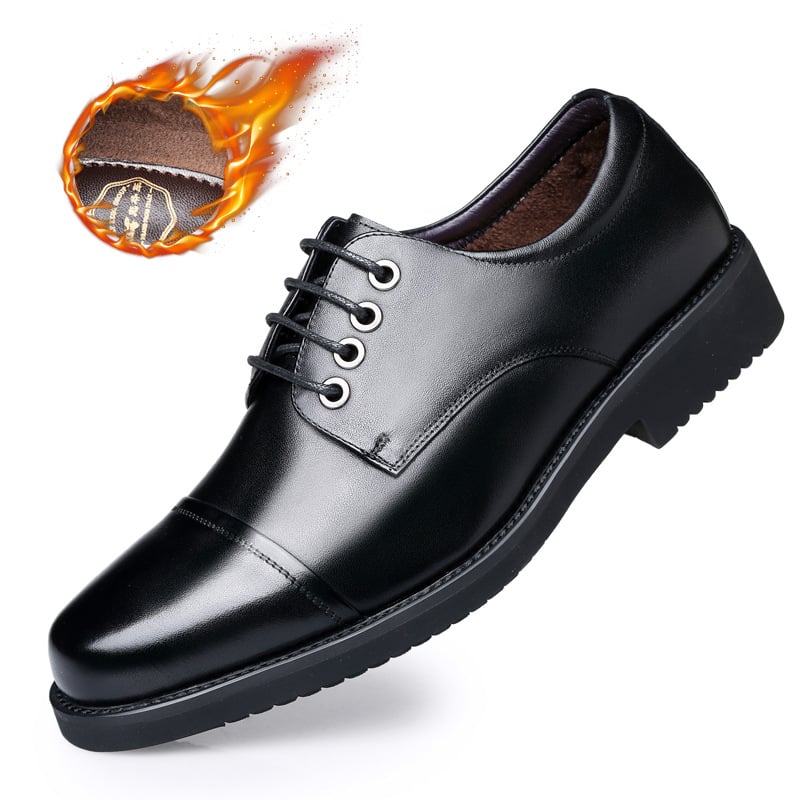 Pantofi din piele pentru bărbați – piele naturală de primă clasă, talpă din cauciuc, pantofi cu creștere a înălțimii, stil business