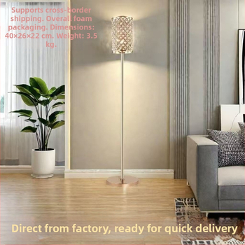 Padlólámpa LED-del, kristály árnyékolóval, vas testtel, 110V, 5–10㎡ megvilágítás