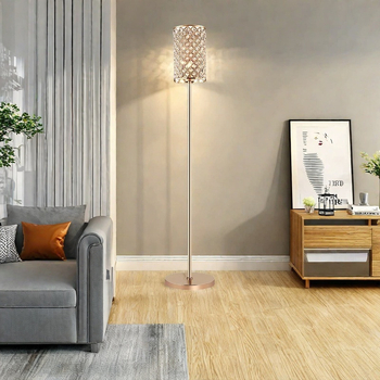 Padlólámpa LED-del, kristály árnyékolóval, vas testtel, 110V, 5–10㎡ megvilágítás