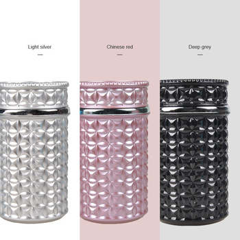 Automobilska pepeljara s poklopcem, metal, model 013, graviranje