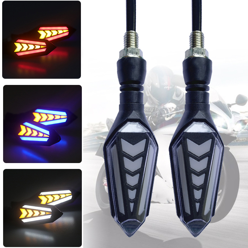 Dvostrano LED svjetlo za motocikle i električna vozila: dnevno svjetlo, pokazivač smjera i svjetlo kočnice; model YLF-22DS, 12V DC, 3000K, 2835SMD, snaga 1,5W