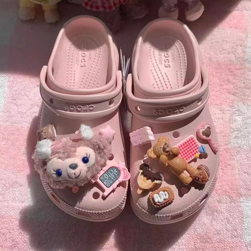 Crocs аксесоар за цветче на обувка с катарама – за Crocs, стил катарама, всички сезони