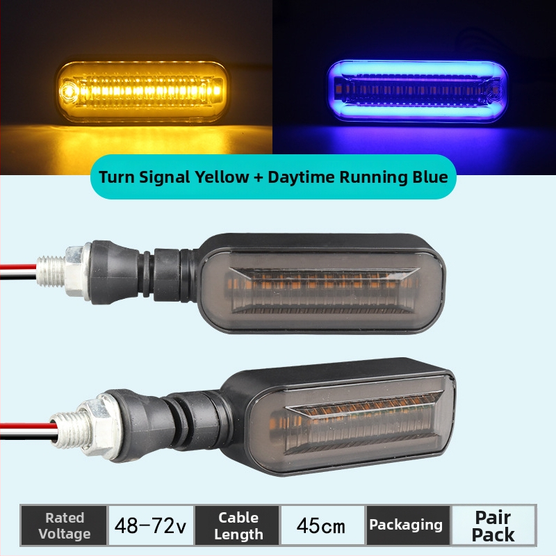 LED žmigavac za električne motocikle i skutere, model ZXD-03, 48–72V, 2W, 4000K, 10000h