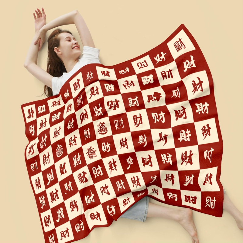 Vastagított flanel takaró, esküvői stílus, 230–300 gsm, testreszabható dizájn