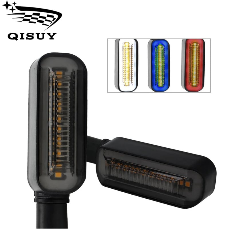 Dvobojni LED pokazivač smjera s dugim držalom, vodootporan, 12V, univerzalna kompatibilnost, model QSY003