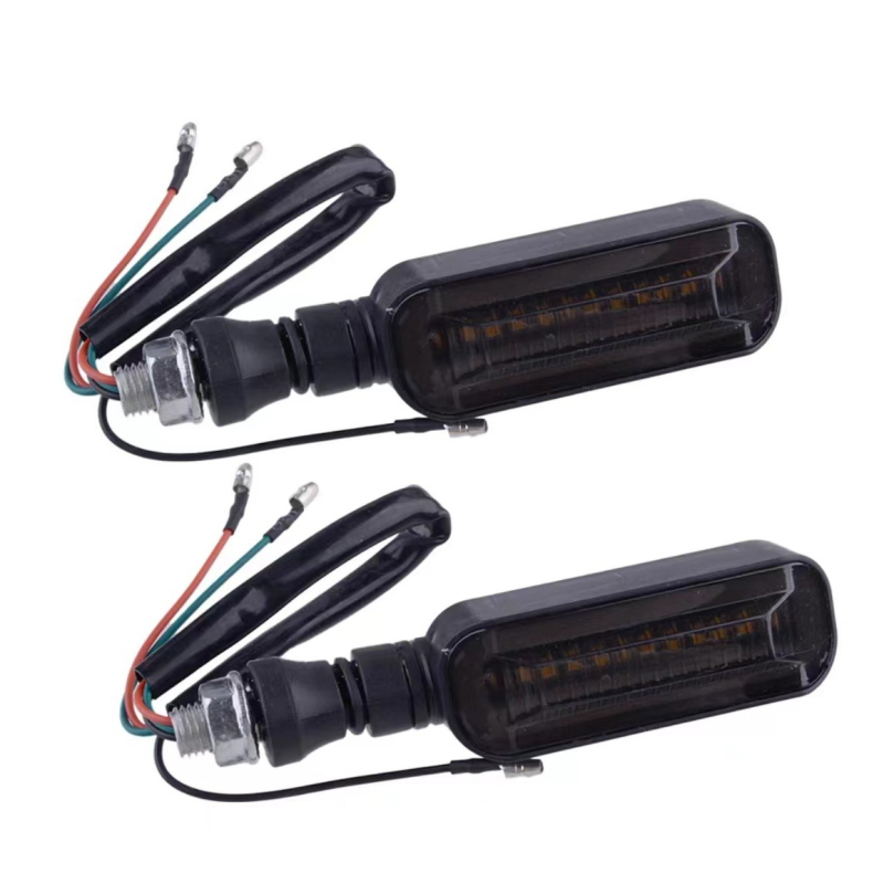 Dvobojni LED pokazivač smjera s dugim držalom, vodootporan, 12V, univerzalna kompatibilnost, model QSY003