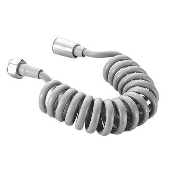 Toaletni sprej s teleskopskim crijevom i oprugom — model: Spring tube; materijal: kompozitni materijali; ugradnja: vijčana; radni tlak: normalan; stil: moderni minimalizam