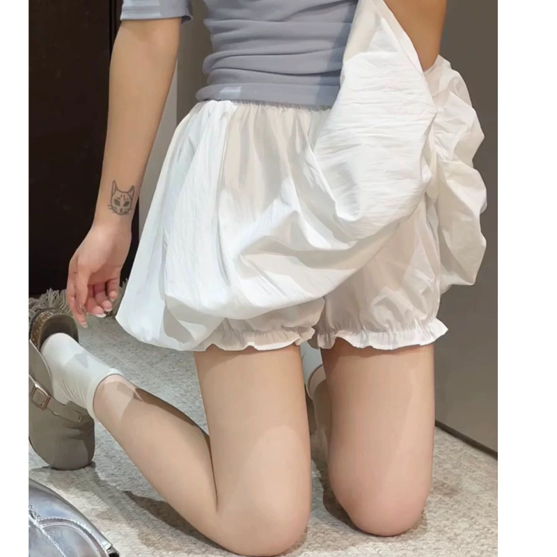 Fustă A-line, model simplu, poliester cu spandex până la 30%, lungime scurtă, stil girly
