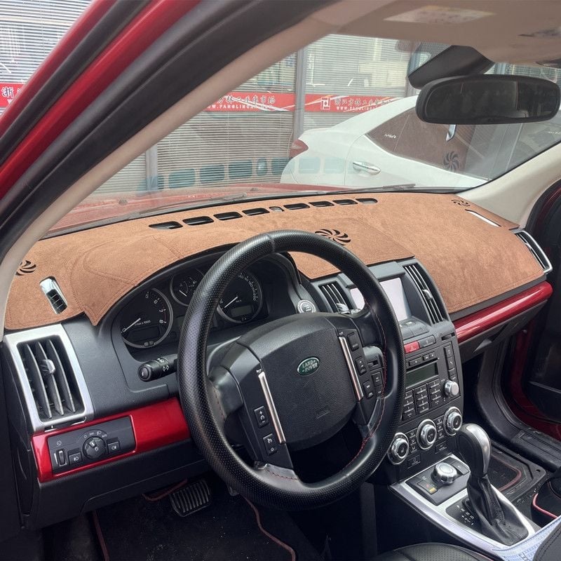 Слънцезащитна подложка за централната конзола на Land Rover Freelander 2 — Материал: Друг; Печат на лого: Да; Авторизиран частен бранд: Да