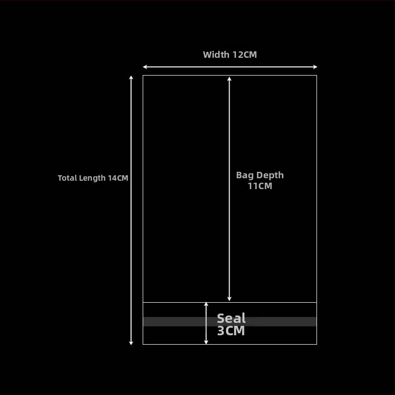 Pungă transparentă de plastic pentru ambalare, autoadezivă, material îngroșat pentru ambalarea cadourilor, imprimare logo, material nou — Qinyun packaging