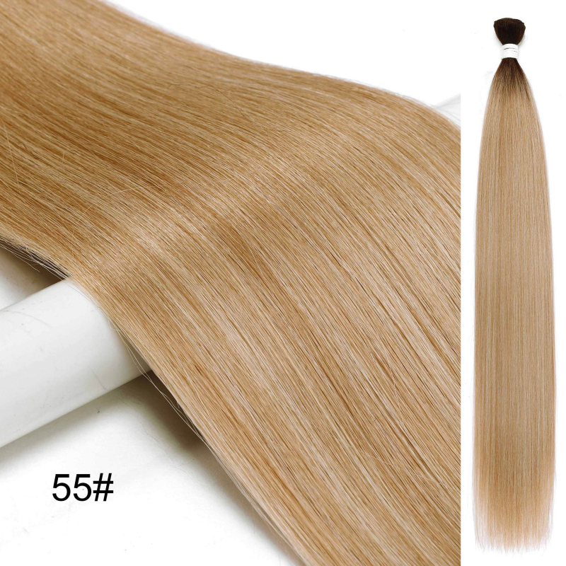 Duga ravna sintetička perika | minimalistički stil | Materijal: vlakna otporna na visoke temperature | Nije pogodno za trajnu ili bojanje