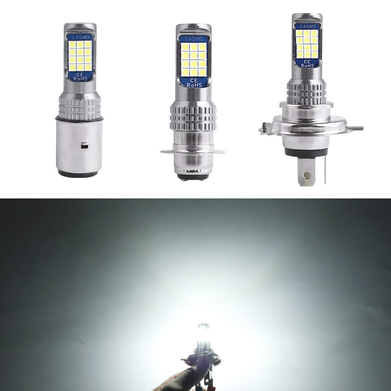 Moto LED far – integrirano daljinsko i bliže svjetlo, LED 3030, 9–80V, 0.8A, 800 lm, vijek trajanja 50000 h, aluminijsko kućište