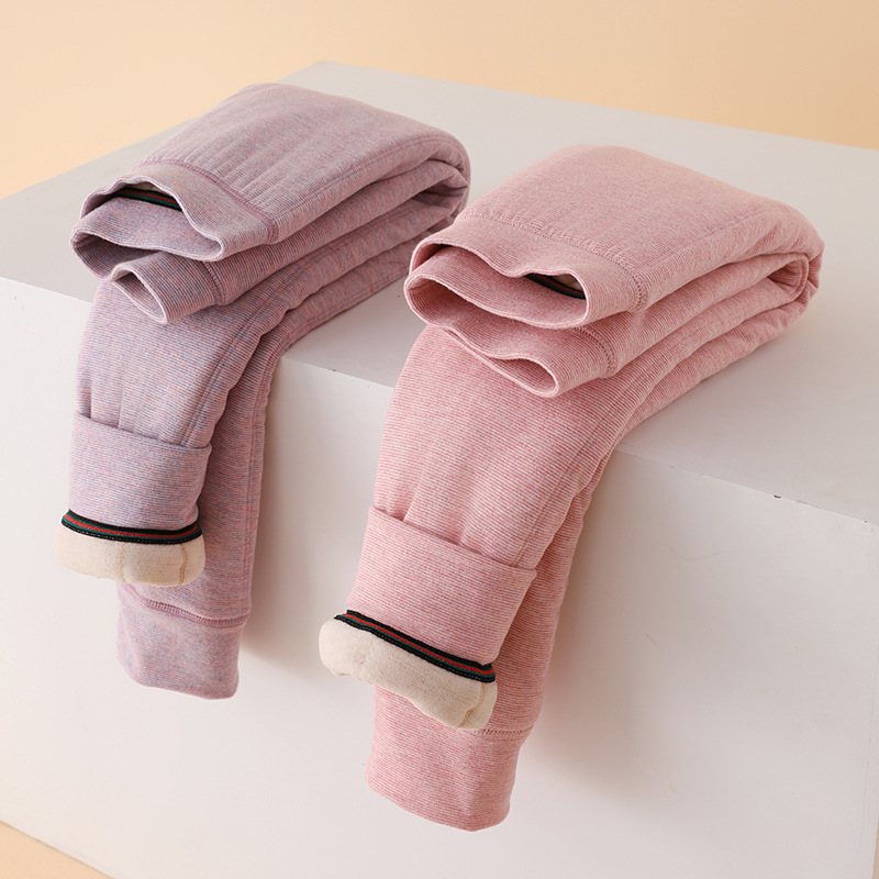 Dječje termalne duge hlače od vune - Unisex, visoki struk, 100% vuna, zima, uzrast 3-8 godina