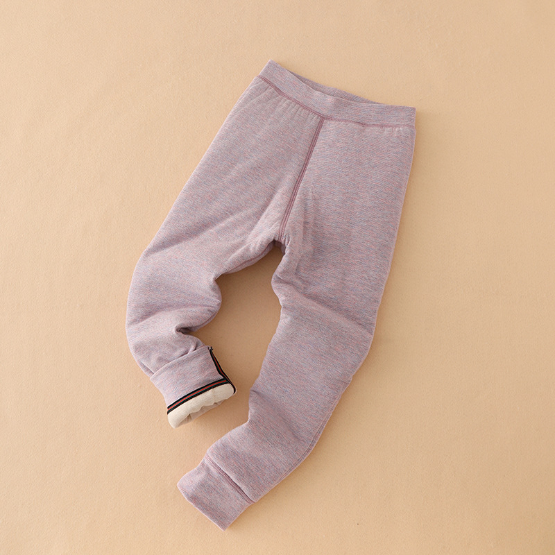 Dječje termalne duge hlače od vune - Unisex, visoki struk, 100% vuna, zima, uzrast 3-8 godina