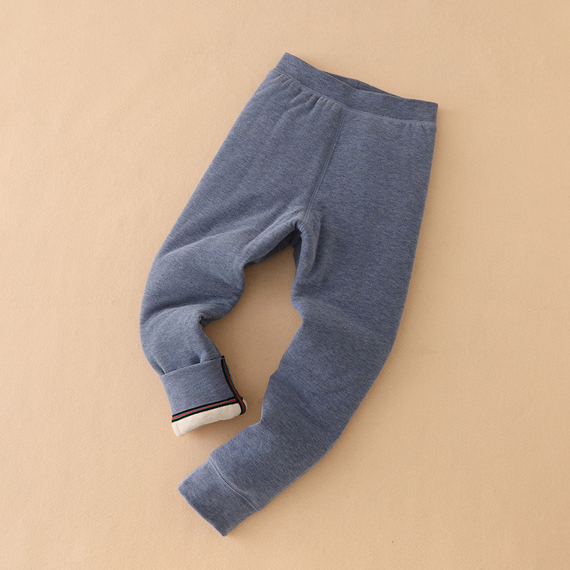 Dječje termalne duge hlače od vune - Unisex, visoki struk, 100% vuna, zima, uzrast 3-8 godina