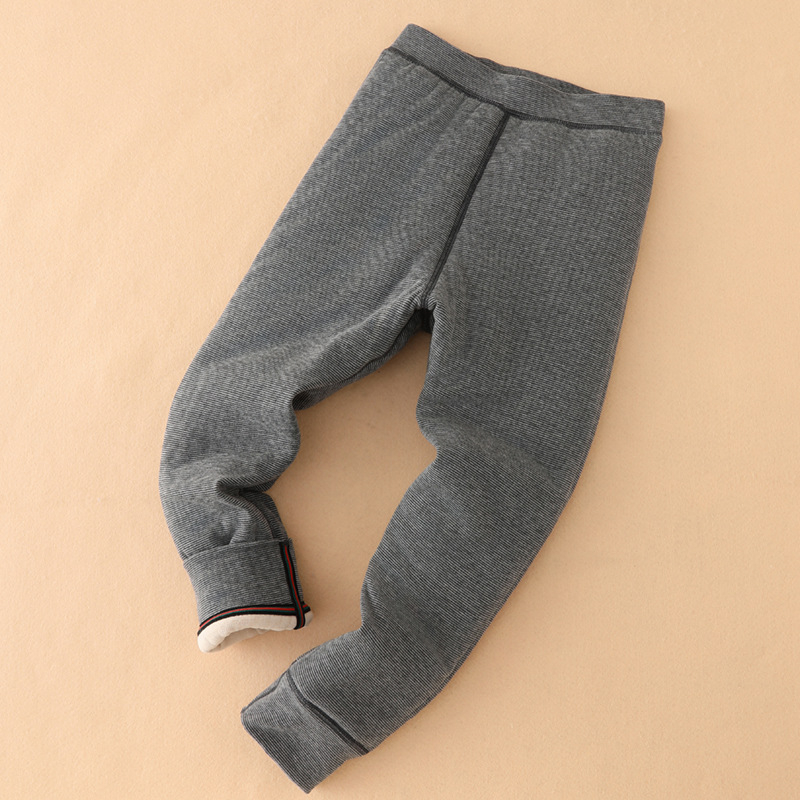 Dječje termalne duge hlače od vune - Unisex, visoki struk, 100% vuna, zima, uzrast 3-8 godina