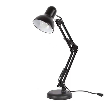 LED Stolna lampa s dugim ramenom za zaštitu očiju, s klipom, sklopna, metalna, 220V, CRI ≥90