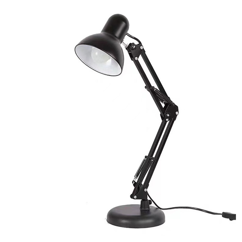 LED Stolna lampa s dugim ramenom za zaštitu očiju, s klipom, sklopna, metalna, 220V, CRI ≥90