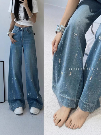 Traperice od pamuka, širok kroj, 90–95% pamuka, proljeće 2025