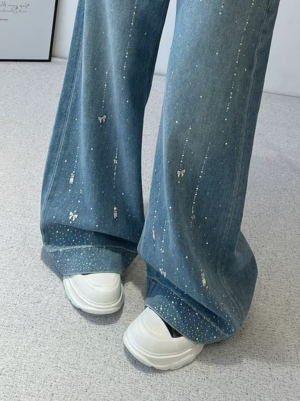 Traperice od pamuka, širok kroj, 90–95% pamuka, proljeće 2025