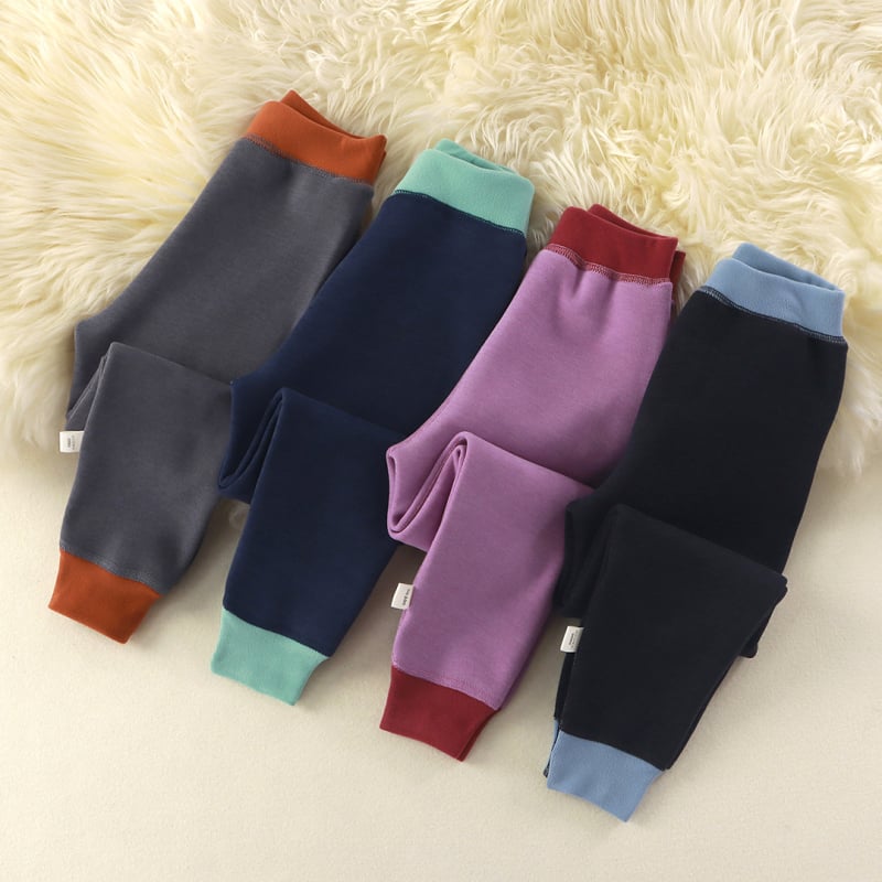 Dječje hlače s flisom iznutra, Koala fleece, 100% poliester, Unisex – srednji pojas, jesen-zima, za djecu od 8 godina