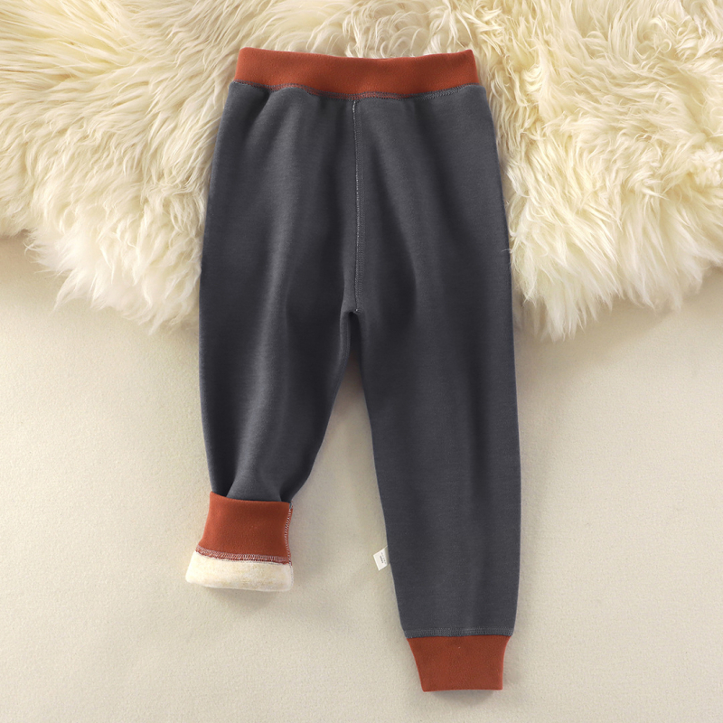 Dječje hlače s flisom iznutra, Koala fleece, 100% poliester, Unisex – srednji pojas, jesen-zima, za djecu od 8 godina