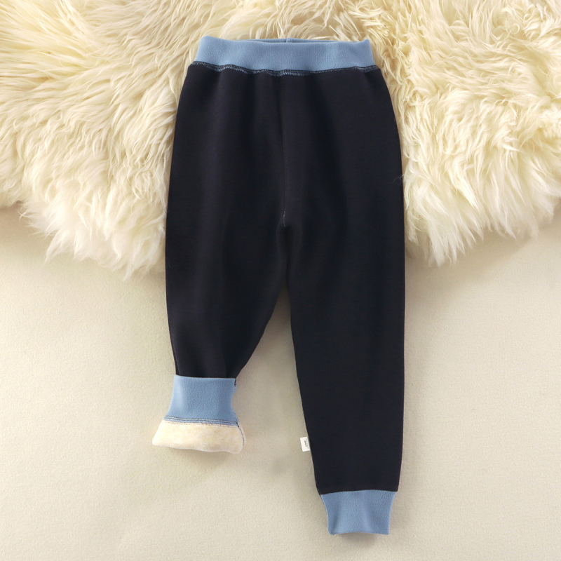 Dječje hlače s flisom iznutra, Koala fleece, 100% poliester, Unisex – srednji pojas, jesen-zima, za djecu od 8 godina