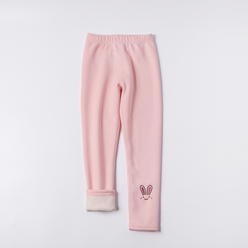 Zimske djevojačke leggings s Milk Silk izolacijom, 3–8 godina, srednji pojas, elastika, 80% poliester