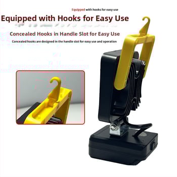 LED munkalámpa elektromos eszközökhöz - Modell 613, 50W, 21V, 3000 lm, 50 000 óra