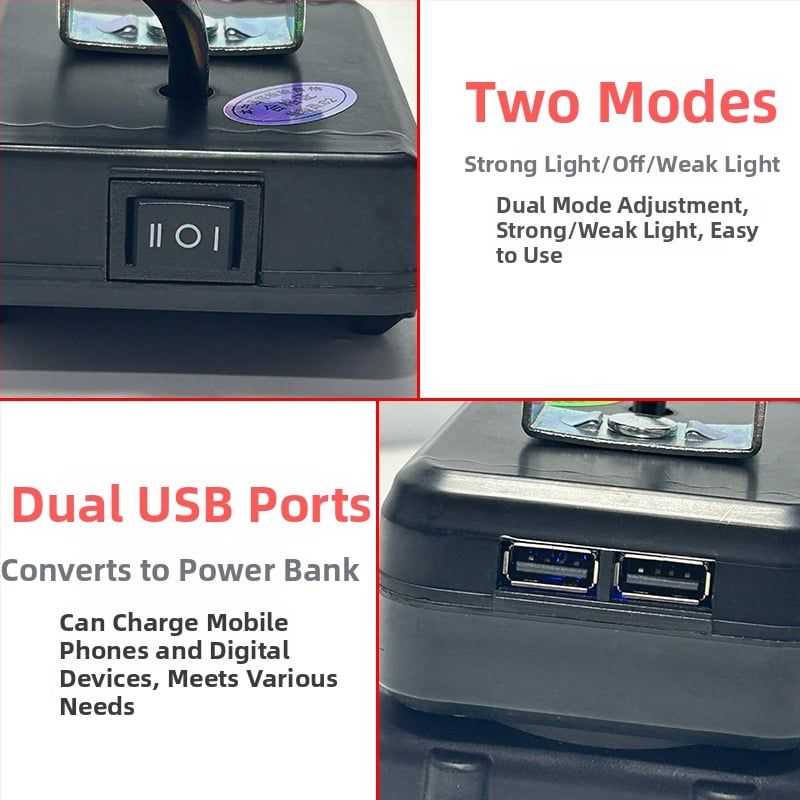 LED pracovné svetlo pre elektrické náradie - Model 613, 50W, 21V, 3000 lm, 50 000 h