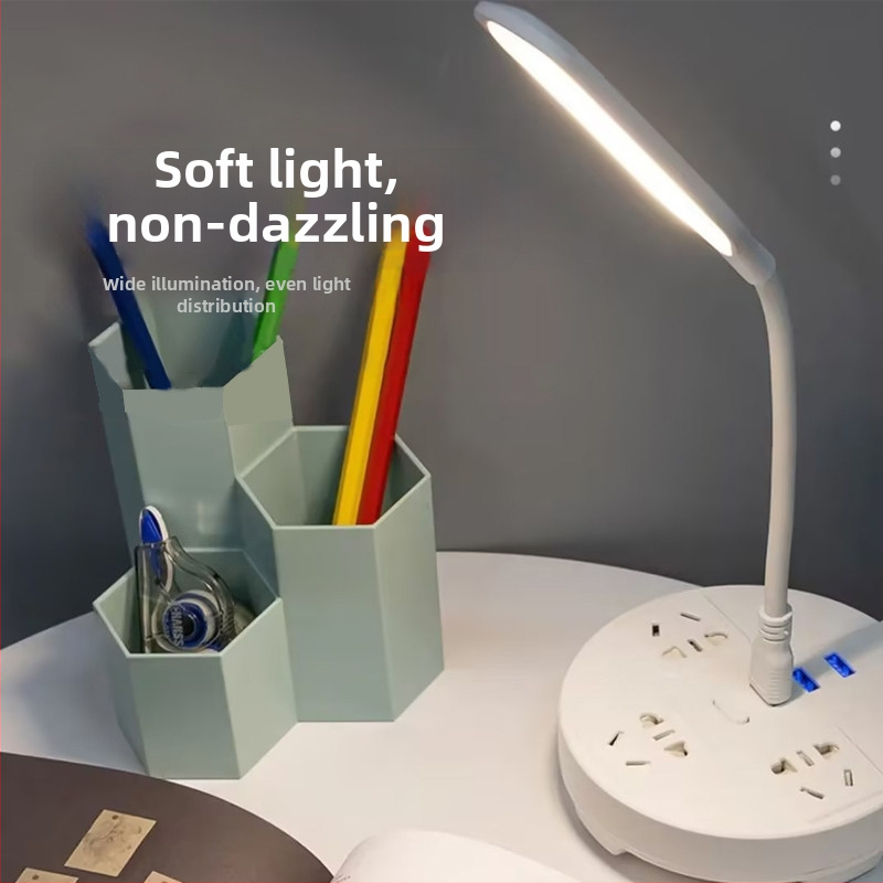 USB mini stolna lampa s noćnim svjetlom, PVC abažur, USB napajanje, CRI 70-79, napon ≤36V