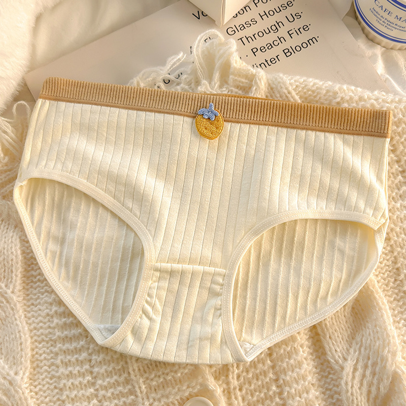 Djevojčice bezšivne pamukaste gaćice, srednjeg pojasa, prozračne, antibakterijske