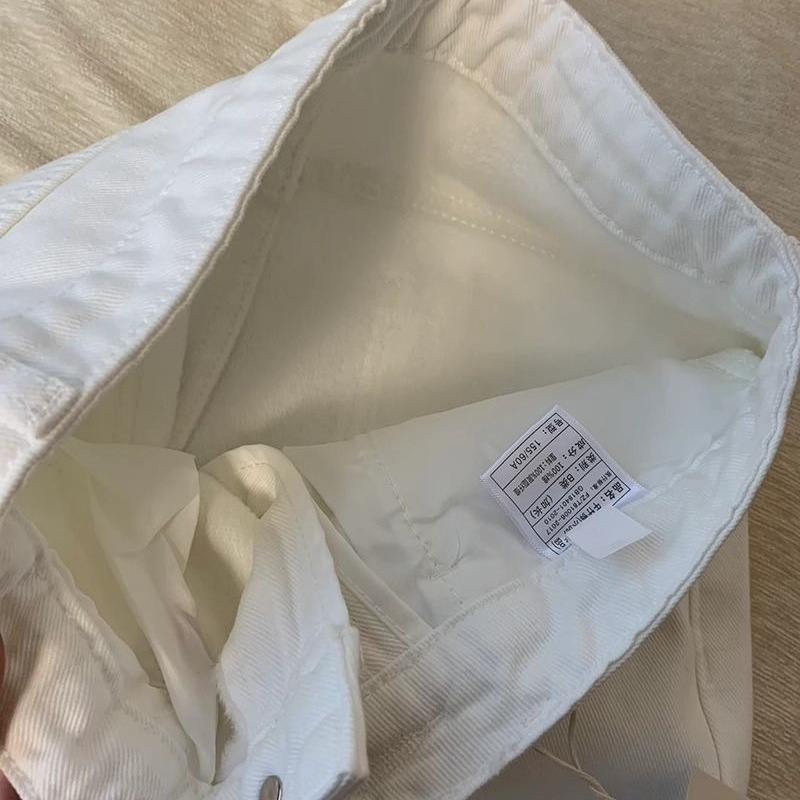 Ženske traperice ravnog kroja, visoki struk, trompetnog kroja, materijal polipropilen