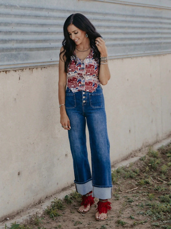 Traperice od džinsa, ravne nogavice, srednji pojas, istrošeni vintage retro stil, 70-80% pamuka, poliester <30%, jesen 2025
