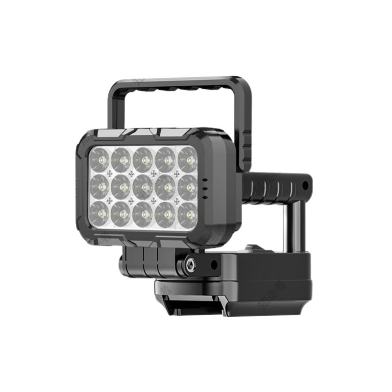 LED radno svjetlo na baterije s kliznim poklopcem i dvostrukom ručkom, 45–105W, kućište od PC visokotemperaturnog materijala, domet ≥500 m