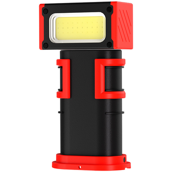 Magnetska radna svjetiljka za auto s Type-C punjenjem, digitalni zaslon, rotirajuća glava lampe, dvostruki magnetski držač (LED, baterija 3600mAh)