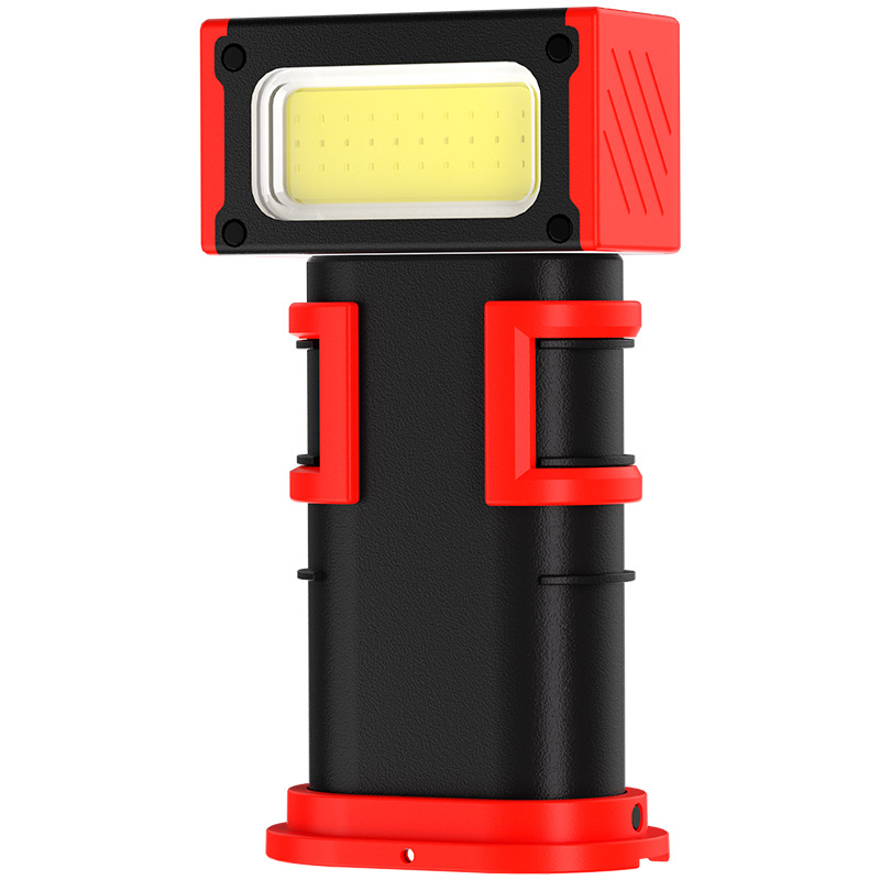 Magnetska radna svjetiljka za auto s Type-C punjenjem, digitalni zaslon, rotirajuća glava lampe, dvostruki magnetski držač (LED, baterija 3600mAh)