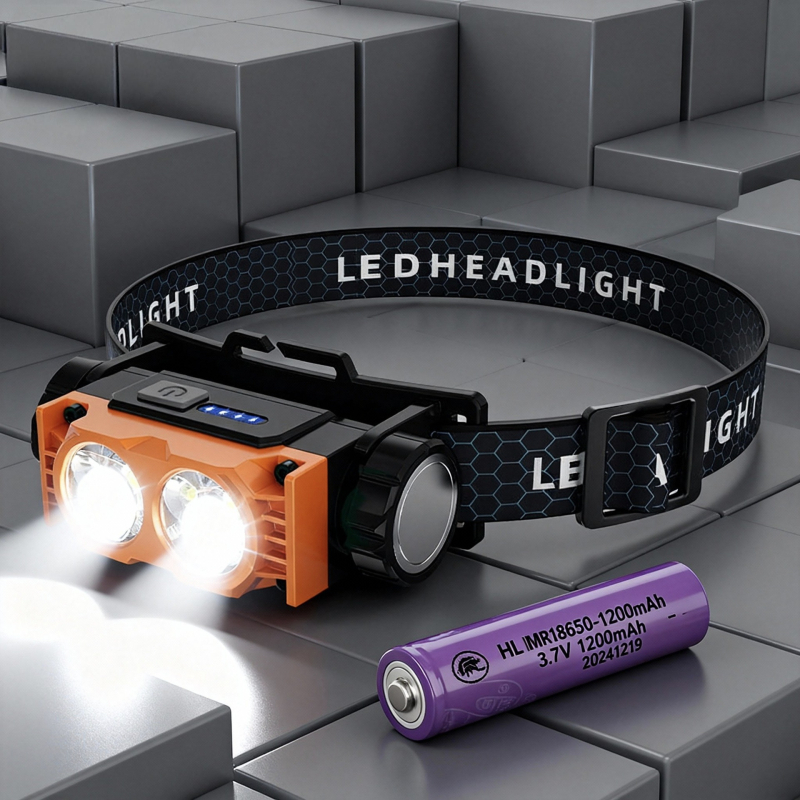 Челна лампа с магнитно закрепване за къмпинг и нощен риболов, LED светлина, вградена батерия 1200 мАч, мощност 10 W, обхват 100–200 м, водоустойчива