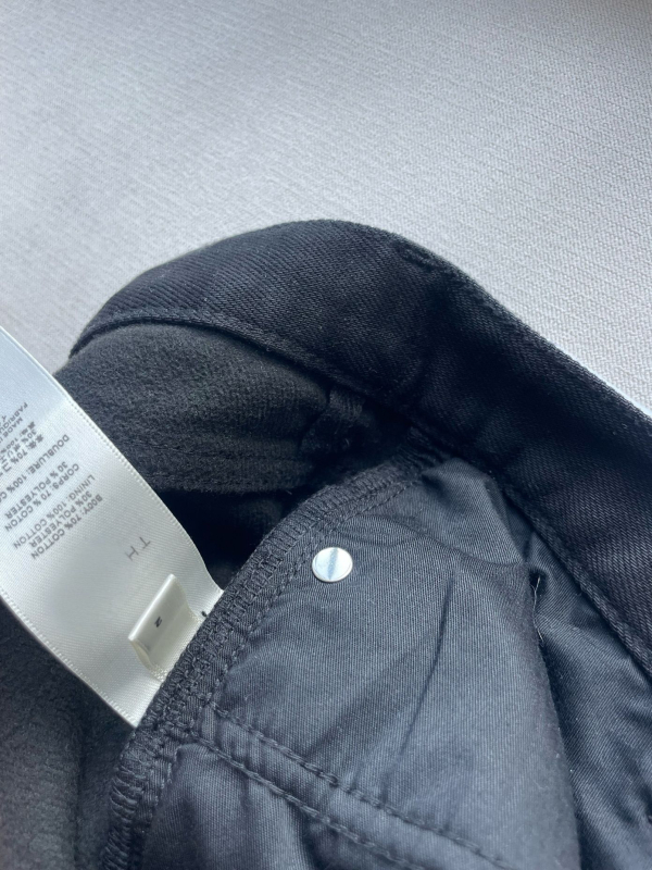 Row Talijanski stil, opuštene kroji, visokog struka, fleece podstava, ravne traperice za žene, denim pamuk 80–90%