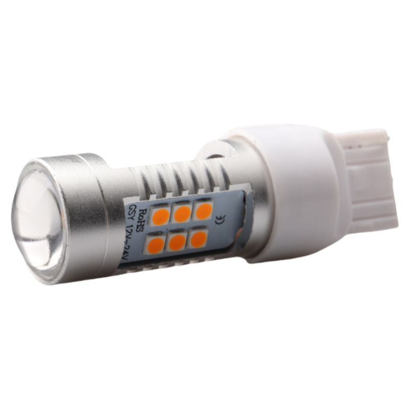 LED auto žarulja za signalizaciju i vožnju unatrag, BA15S/1157 baza, 21SMD 3030, 11.1W, 12V, 3500–6000K, aluminijsko kućište, QCXD-006, univerzalna