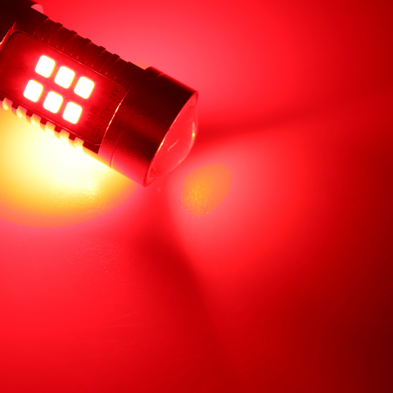 LED auto žarulja za signalizaciju i vožnju unatrag, BA15S/1157 baza, 21SMD 3030, 11.1W, 12V, 3500–6000K, aluminijsko kućište, QCXD-006, univerzalna