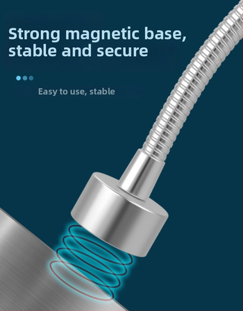 LED Φωτιστικό Εργασίας για Μηχανουργικές Εργασίες, 10W, 220V/36V, με Ισχυρή Μαγνητική Βάση και Μακρύ Βραχίονα, για CNC Τόρνο και Φρέζα