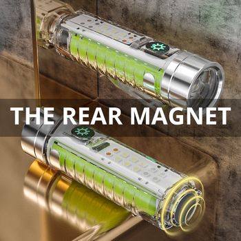 Kljucni lanac svjetiljka s laserom, UV detektor banknota i fluorescencijsko radno svjetlo; ABS kućište; 20W; 1500 mAh; punjenje.